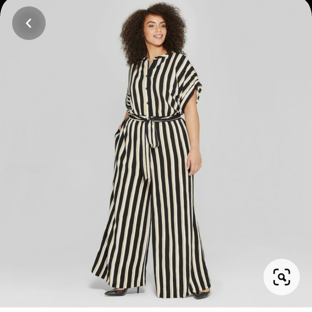 Who What Wear | Short Sleeved Wide Leg Jumpsuit